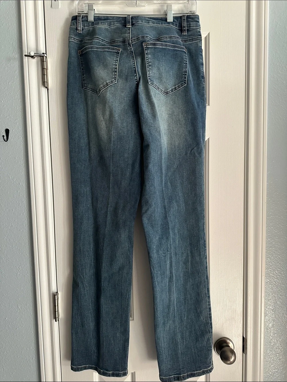 long tall sally High Rise Straight Leg Jeans Medium Wash 33” Women’s 12